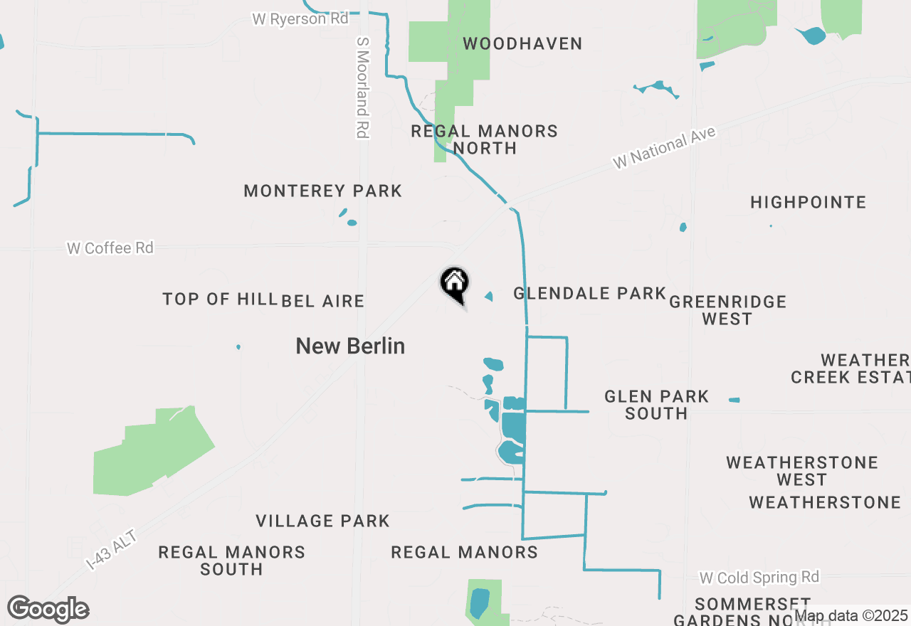Map of 15295 W Library Ln #212, New Berlin, WI 53151
