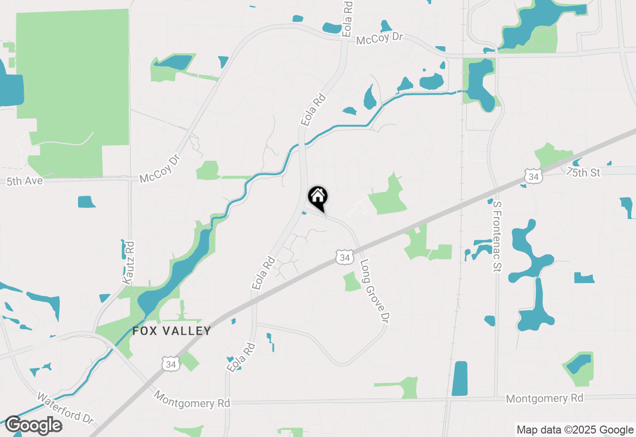 Map of 2820 Shelly Lane, Aurora, IL 60504