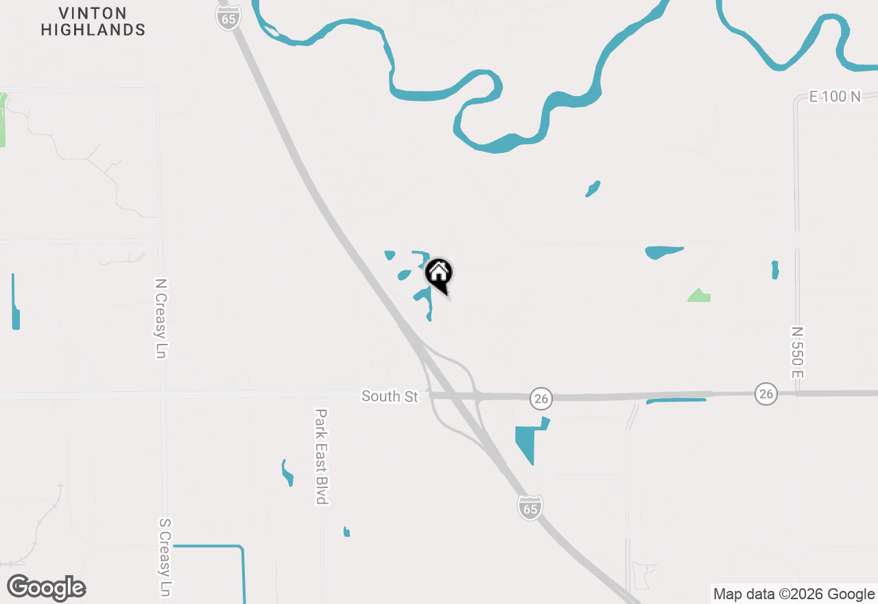 Map of 216 Vermont Drive, Lafayette, IN 47905