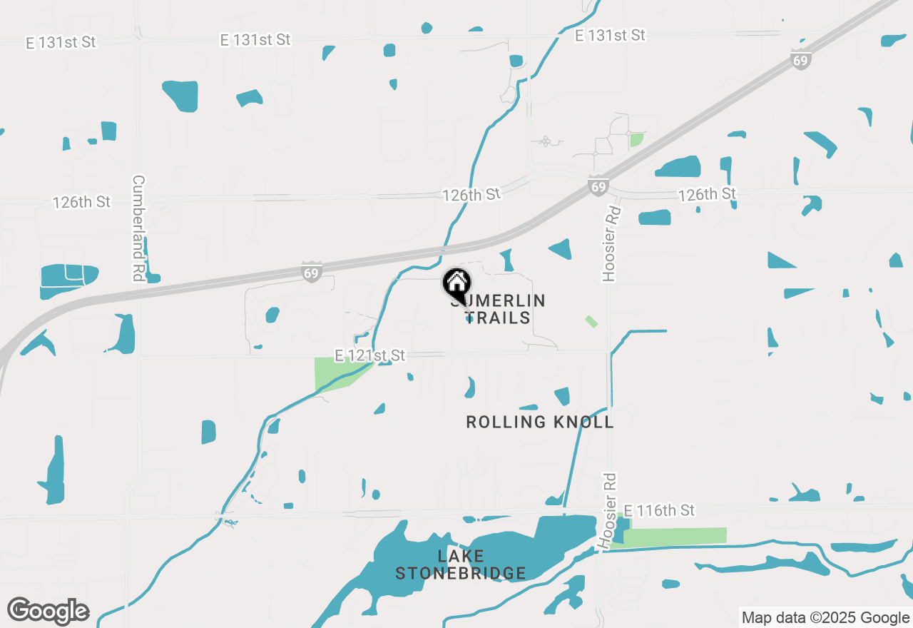 Map of 12220 Sweet Creek Trail, Fishers, IN 46037