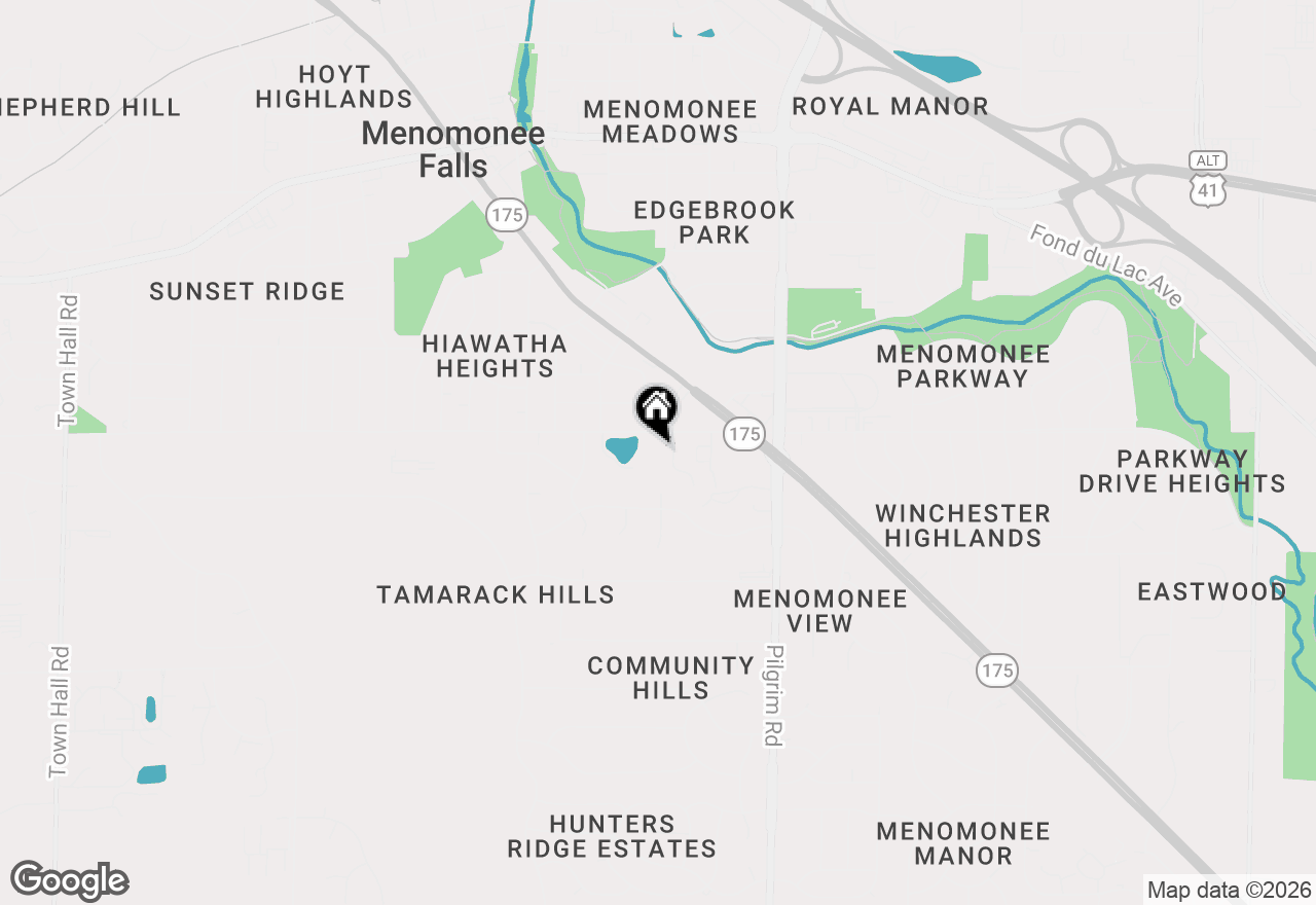 Map of N84W15979 Menomonee Ave #102, Menomonee Falls, WI 53051