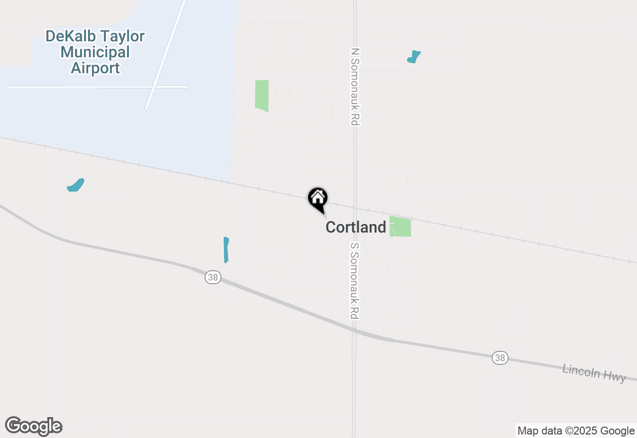 Map of 59 S Nina Street, Cortland, IL 60112