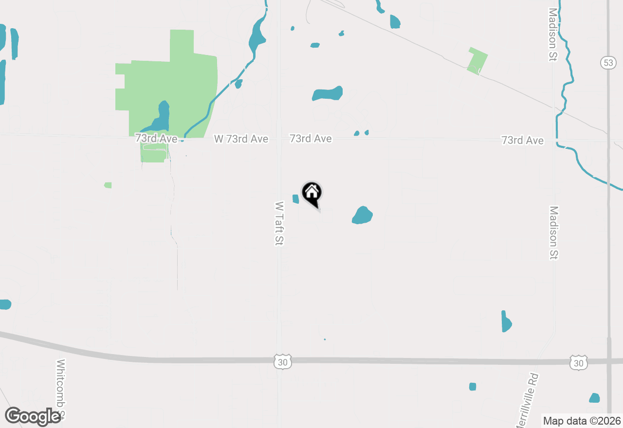 Map of 2023 W 75th #22, Merrillville, IN 46410