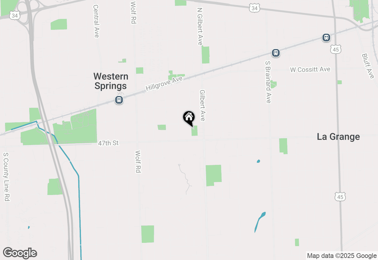 Map of 4616 Harvey Avenue, Western Springs, IL 60558