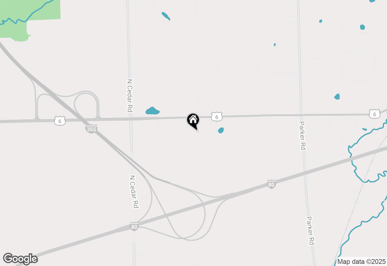 Map of 14021 W Maple Road, Mokena, IL 60448