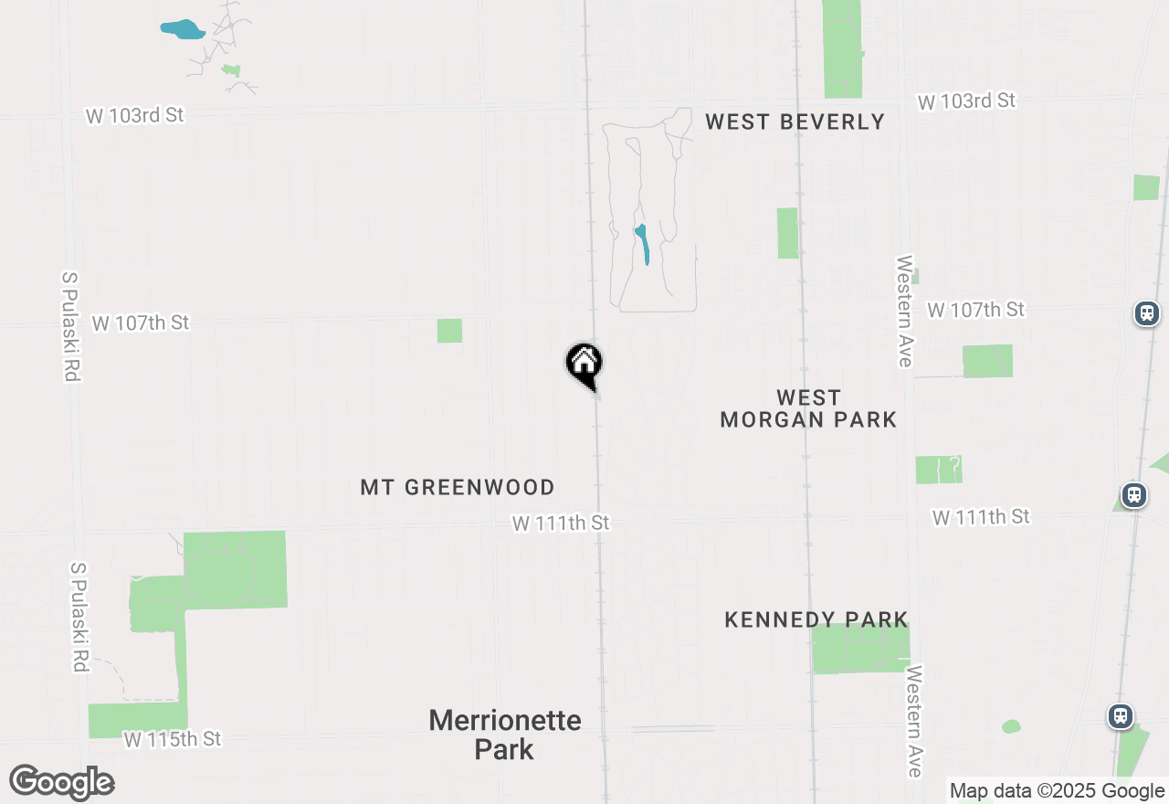 Map of 10842 S Sacramento Avenue, Chicago, IL 60655