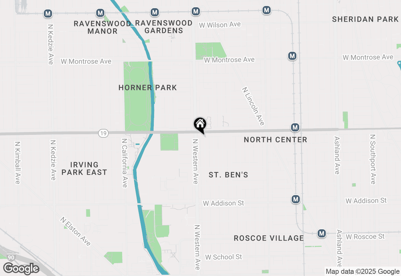 Map of 3944 N Claremont Avenue #408, Chicago, IL 60618