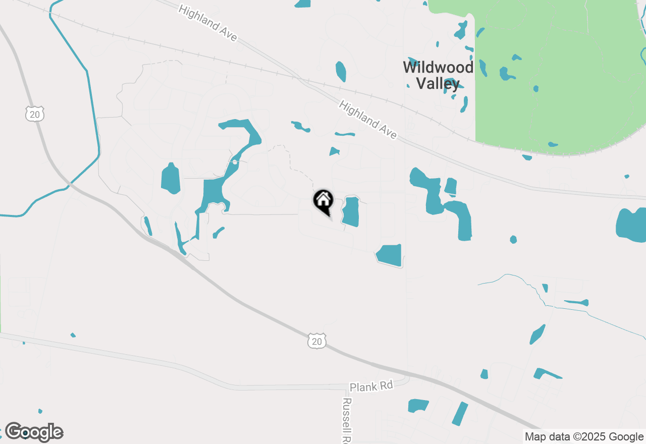 Map of 3546 Hidden Fawn Drive, Elgin, IL 60124