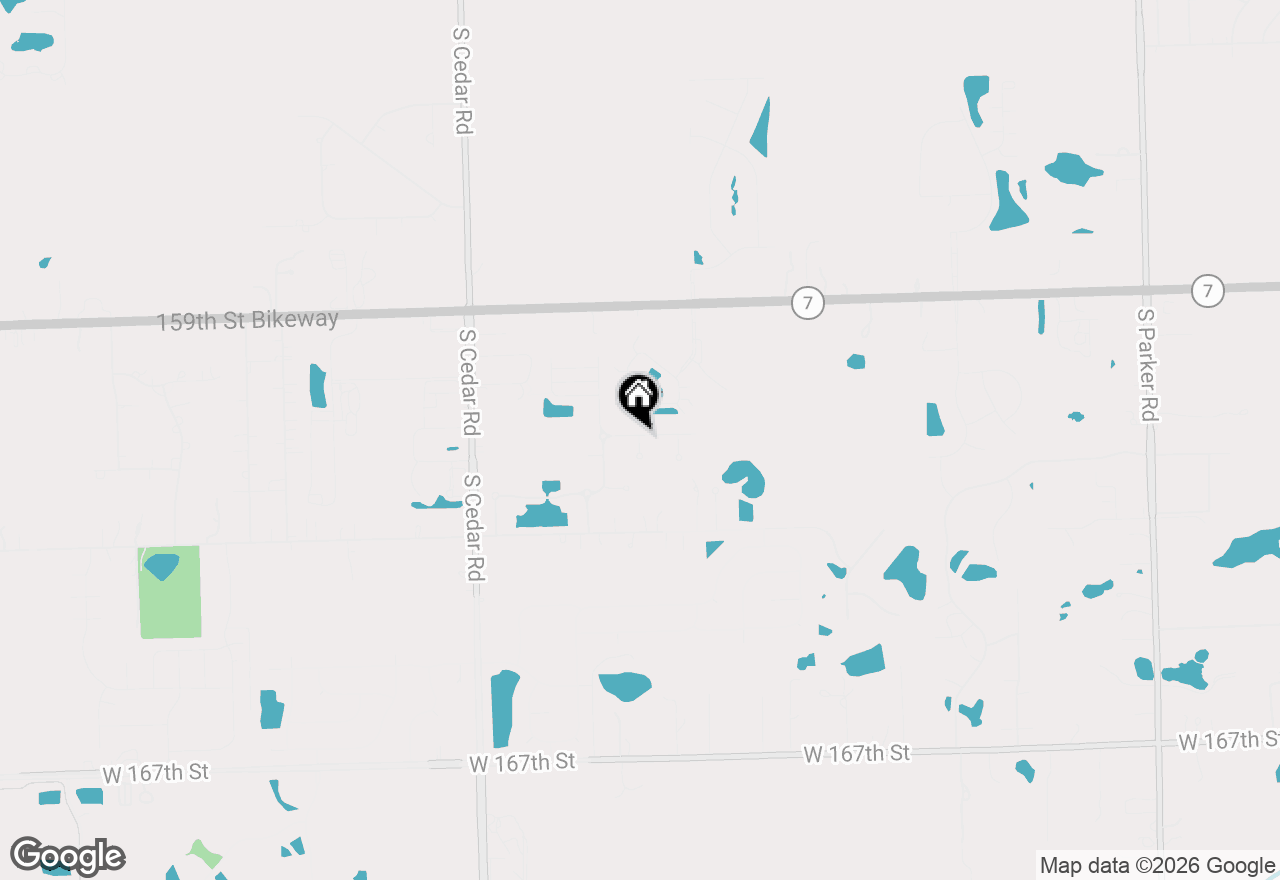 Map of 16116 Sandy Bank Court, Homer Glen, IL 60491