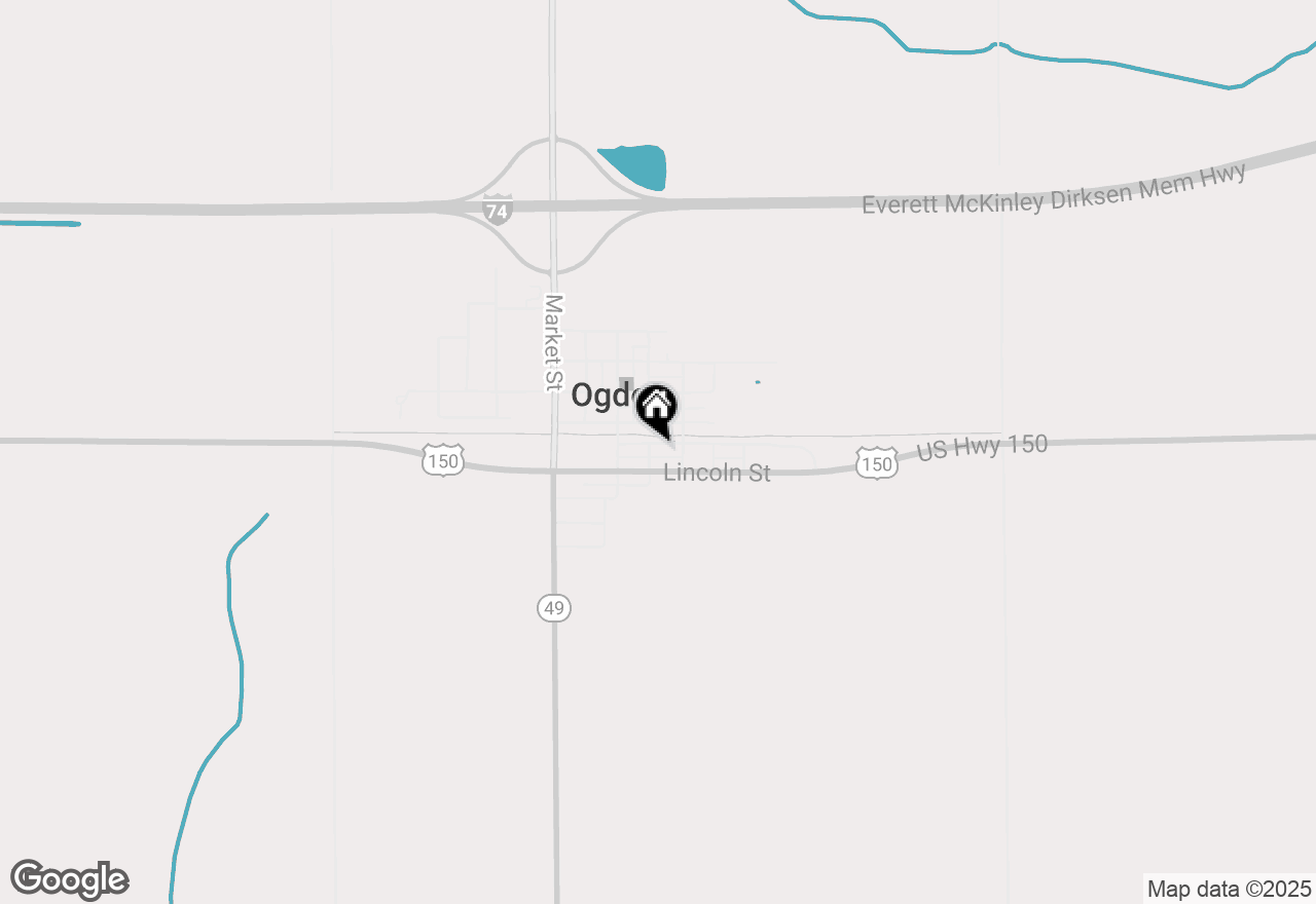 Map of 302 S Leney Street, Ogden, IL 61859