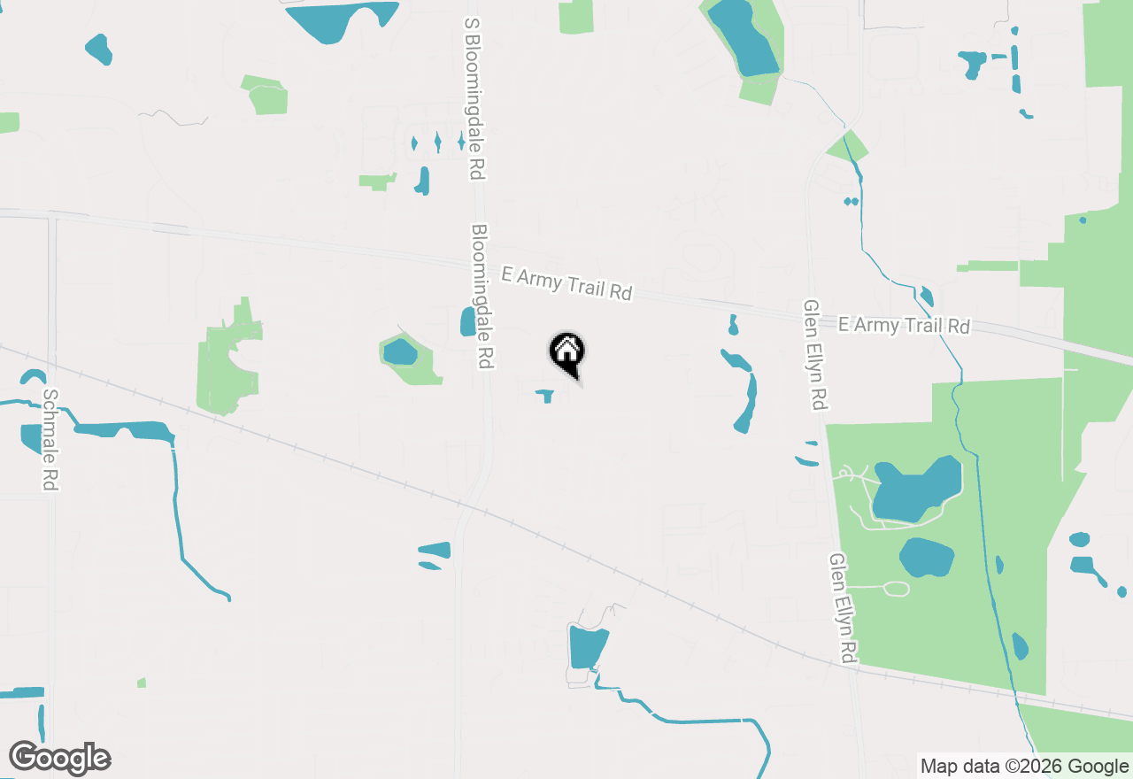 Map of 2021 Cypress Court, Glendale Heights, IL 60139