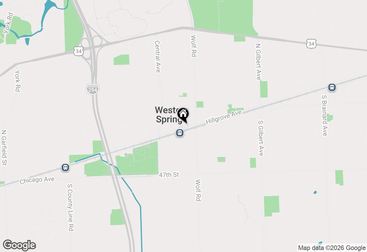 Map of 1107 Hawthorn (lot 141) Lane, Western Springs, IL 60558