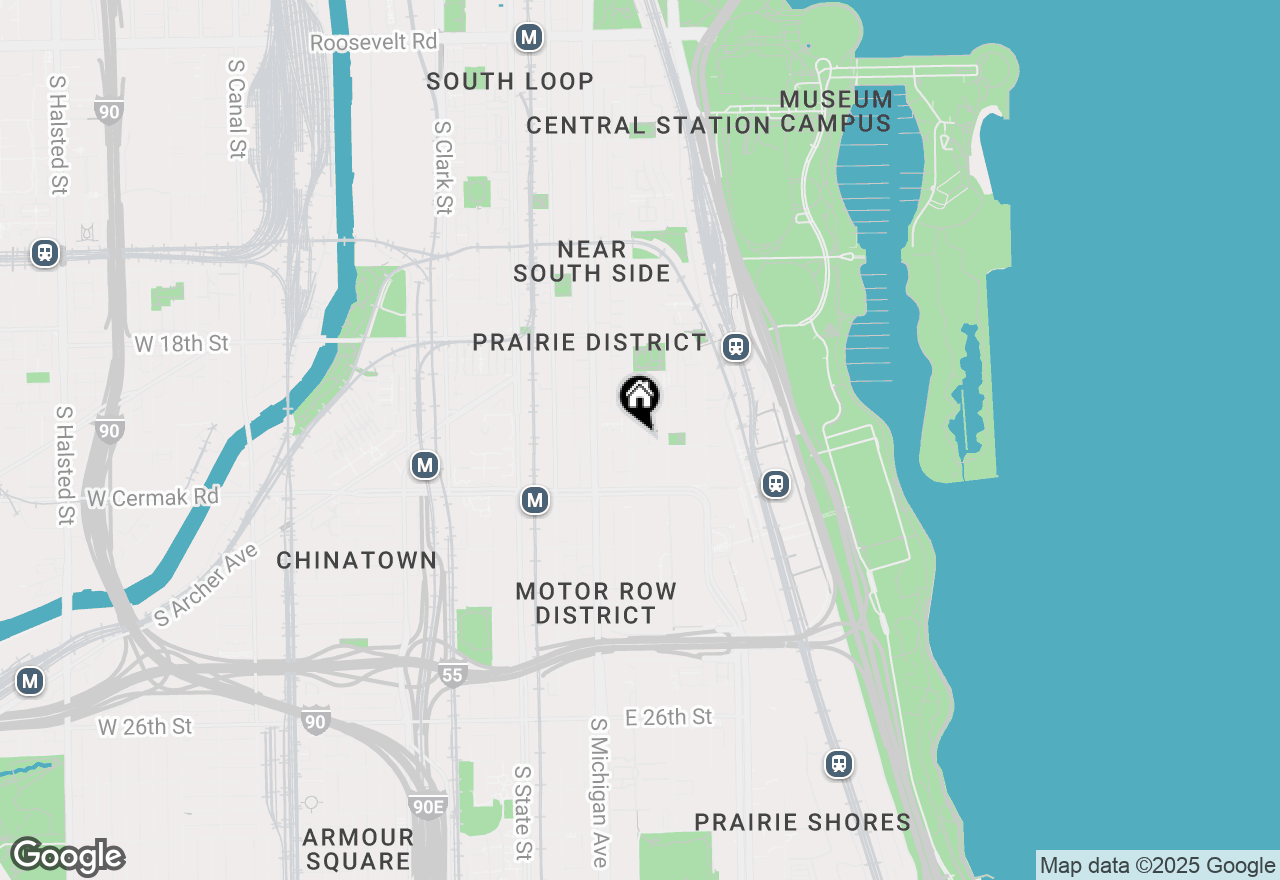 Map of 2037 S Indiana Avenue, Chicago, IL 60616