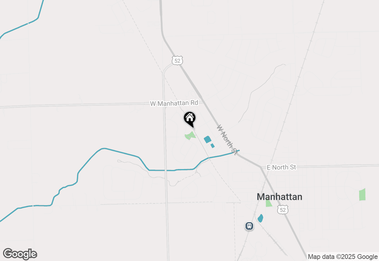 Map of 25273 Faraday Road, Manhattan, IL 60442