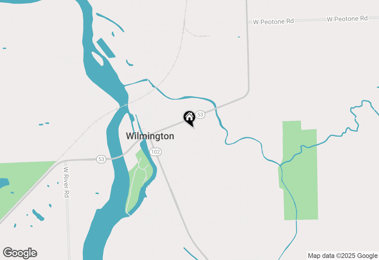 Map of 518 Bremer Street, Wilmington, IL 60481