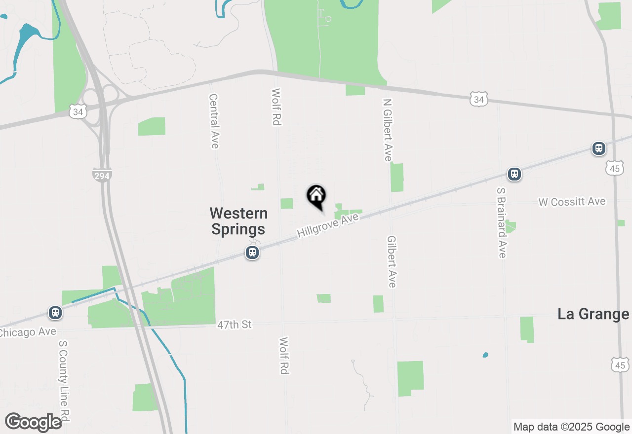 Map of 4320 Howard Avenue, Western Springs, IL 60558