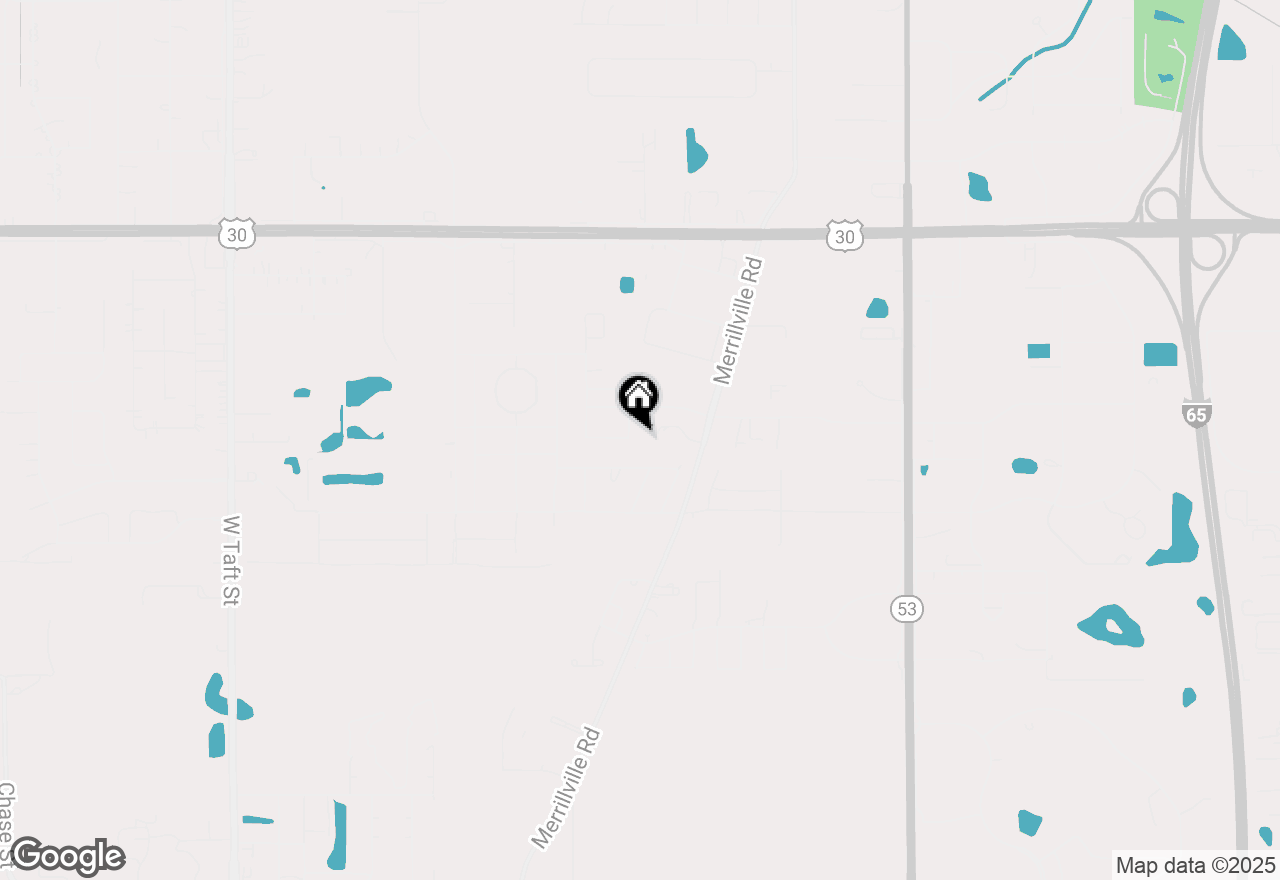 Map of 8461 Pierce Street, Merrillville, IN 46410