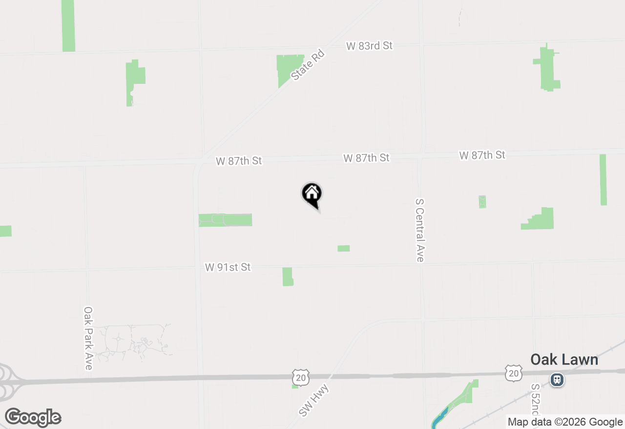 Map of 8901 Austin Avenue, Oak Lawn, IL 60453