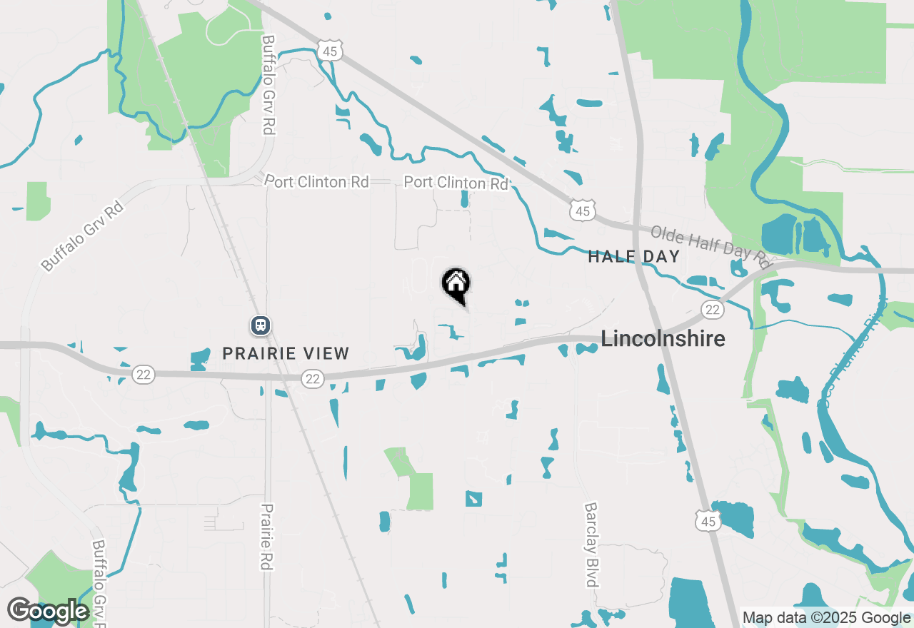 Map of 5 Hotchkiss Court, Lincolnshire, IL 60069