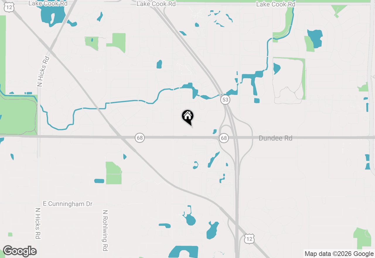 Map of 1296 E Dundee Road, Palatine, IL 60074