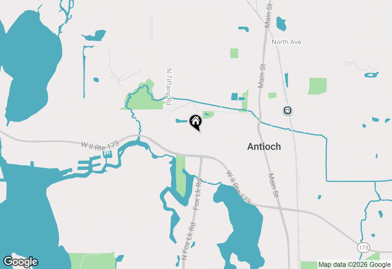 Map of 912 David Street, Antioch, IL 60002