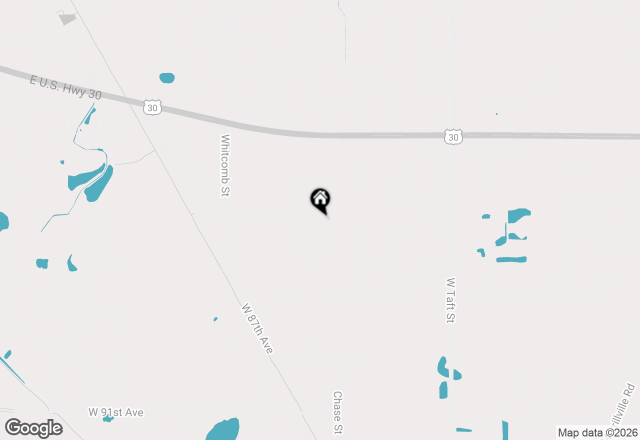 Map of 3010 W 84th Place, Merrillville, IN 46410