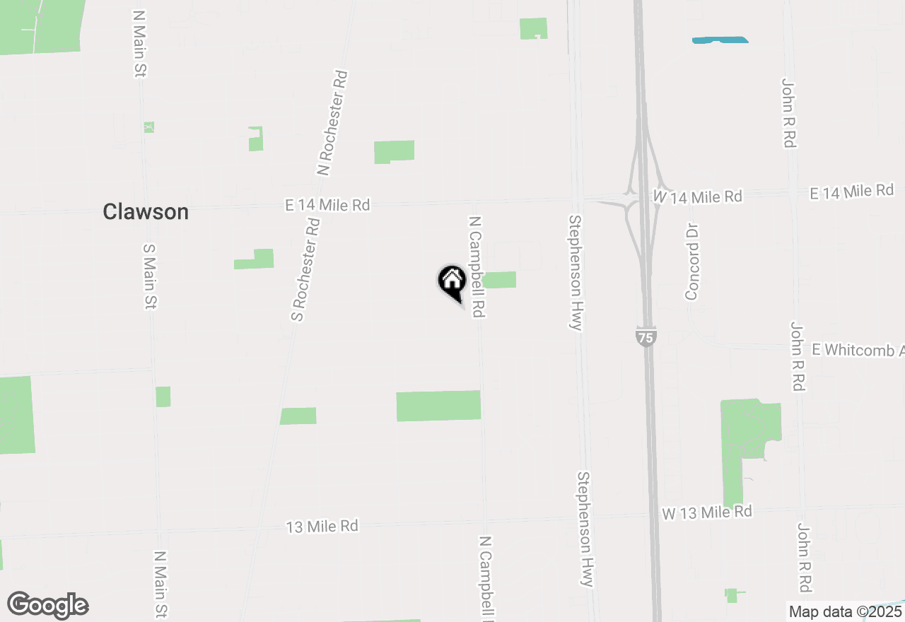 Map of 1515 Bauman Avenue, Royal Oak, MI 48073