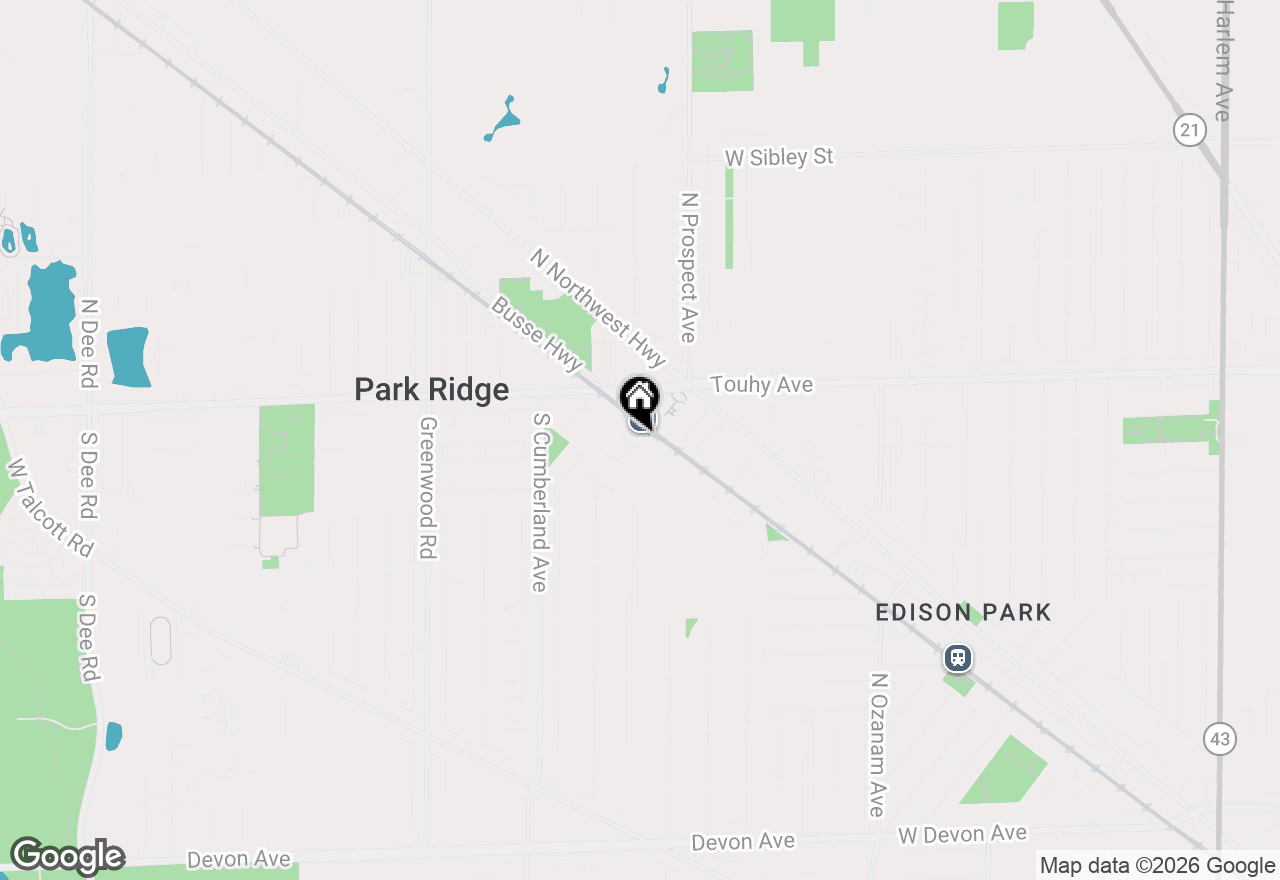 Map of 114 Main Street, Park Ridge, IL 60068