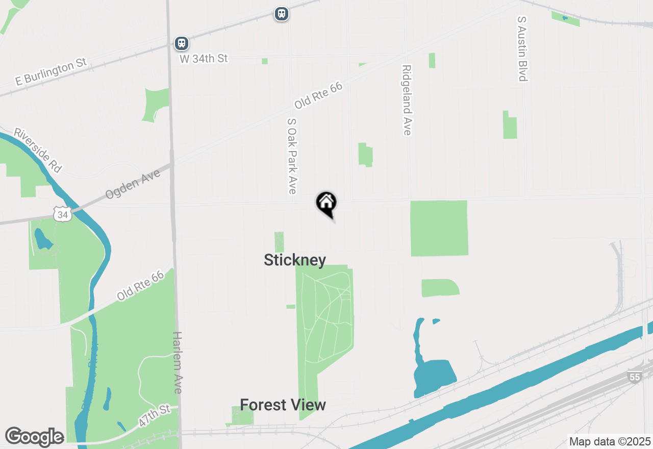 Map of 3941 Wesley Avenue, Stickney, IL 60402