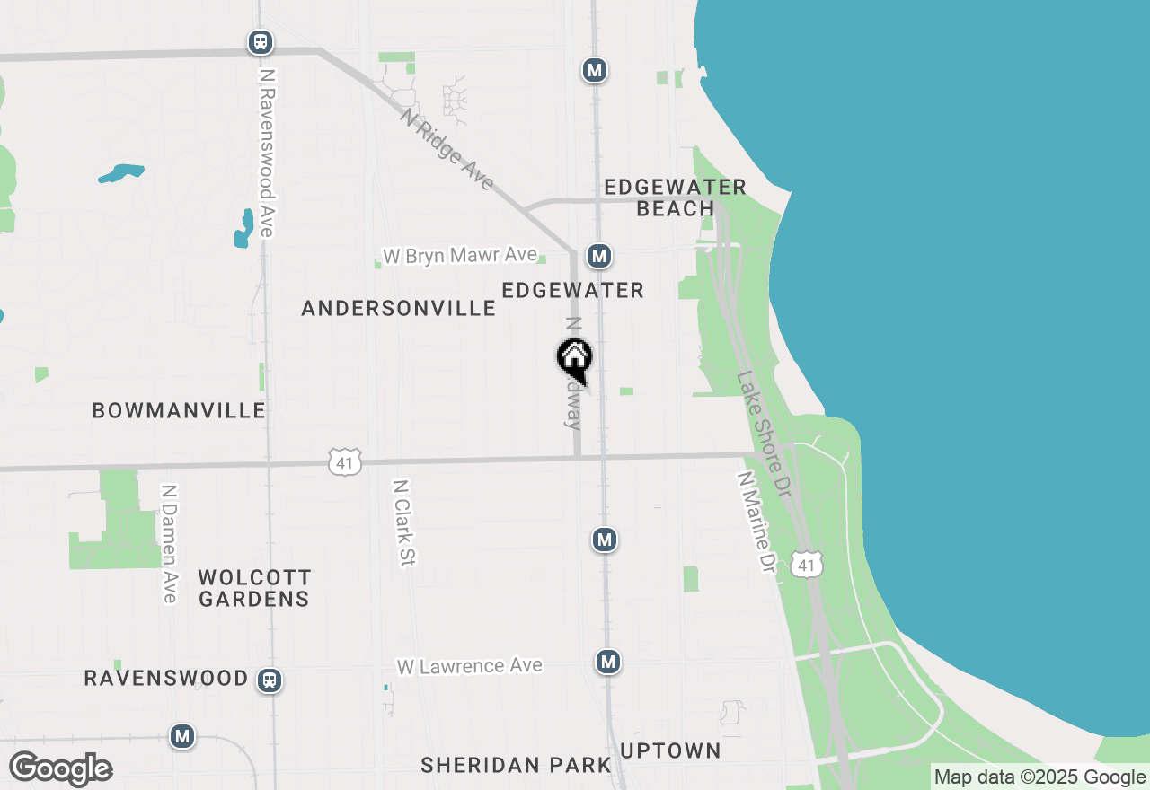 Map of 5318 N Broadway Street, Chicago, IL 60640