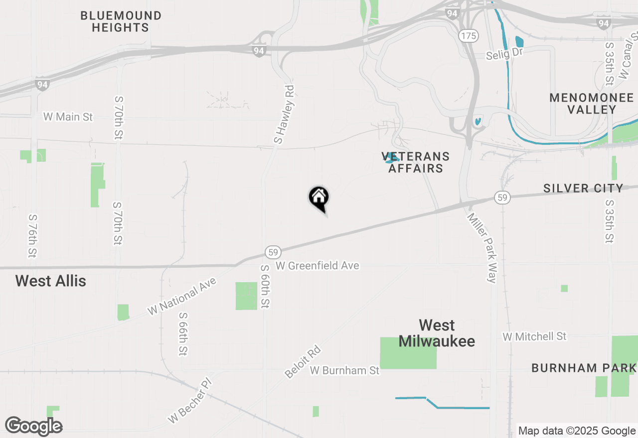 Map of 1110 S 56th St, Milwaukee, WI 53214