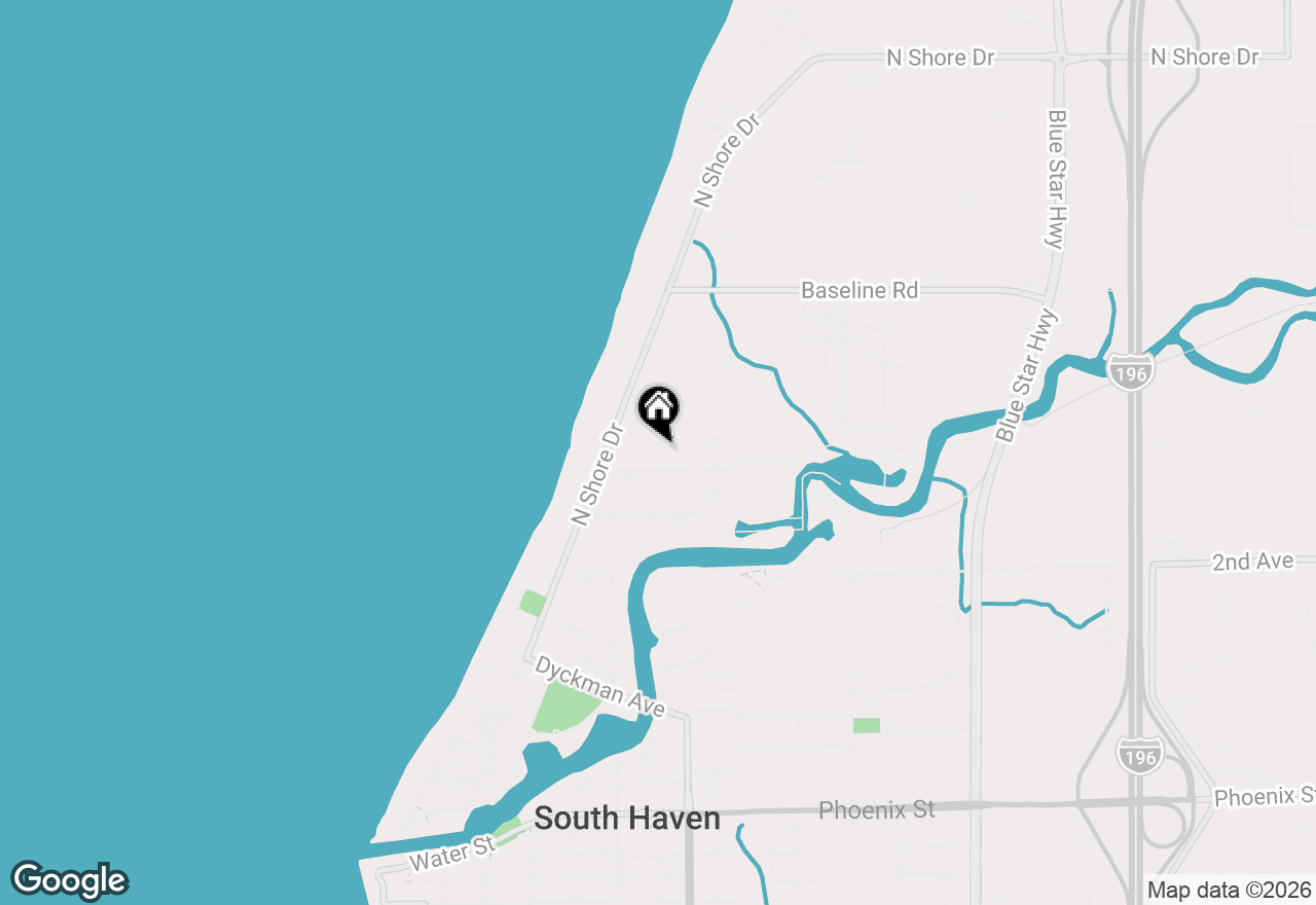 Map of 556 N Shore Drive #14, South Haven, MI 49090