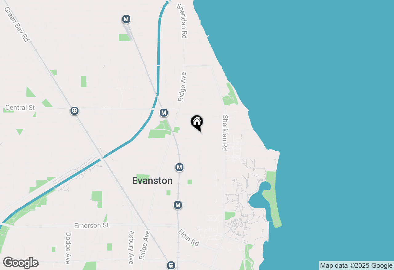 Map of 728 Lincoln Street, Evanston, IL 60201