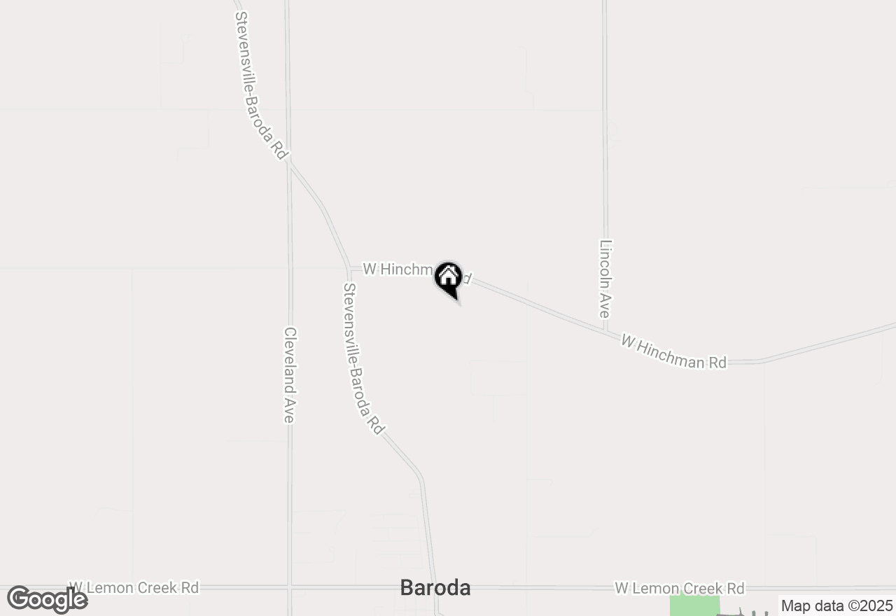 Map of 0 W Hinchman Road, Baroda, MI 49101