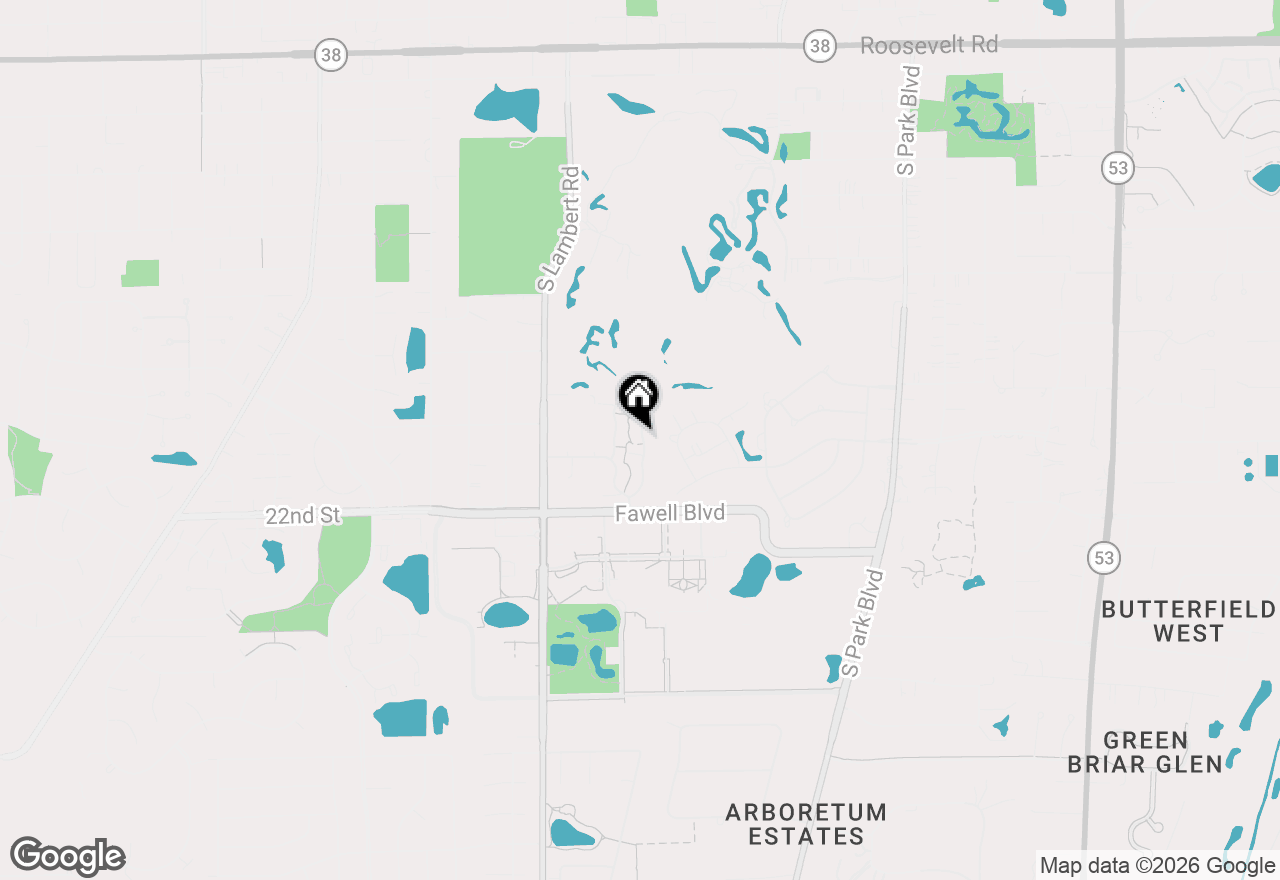 Map of 384 Sandhurst Circle #3, Glen Ellyn, IL 60137