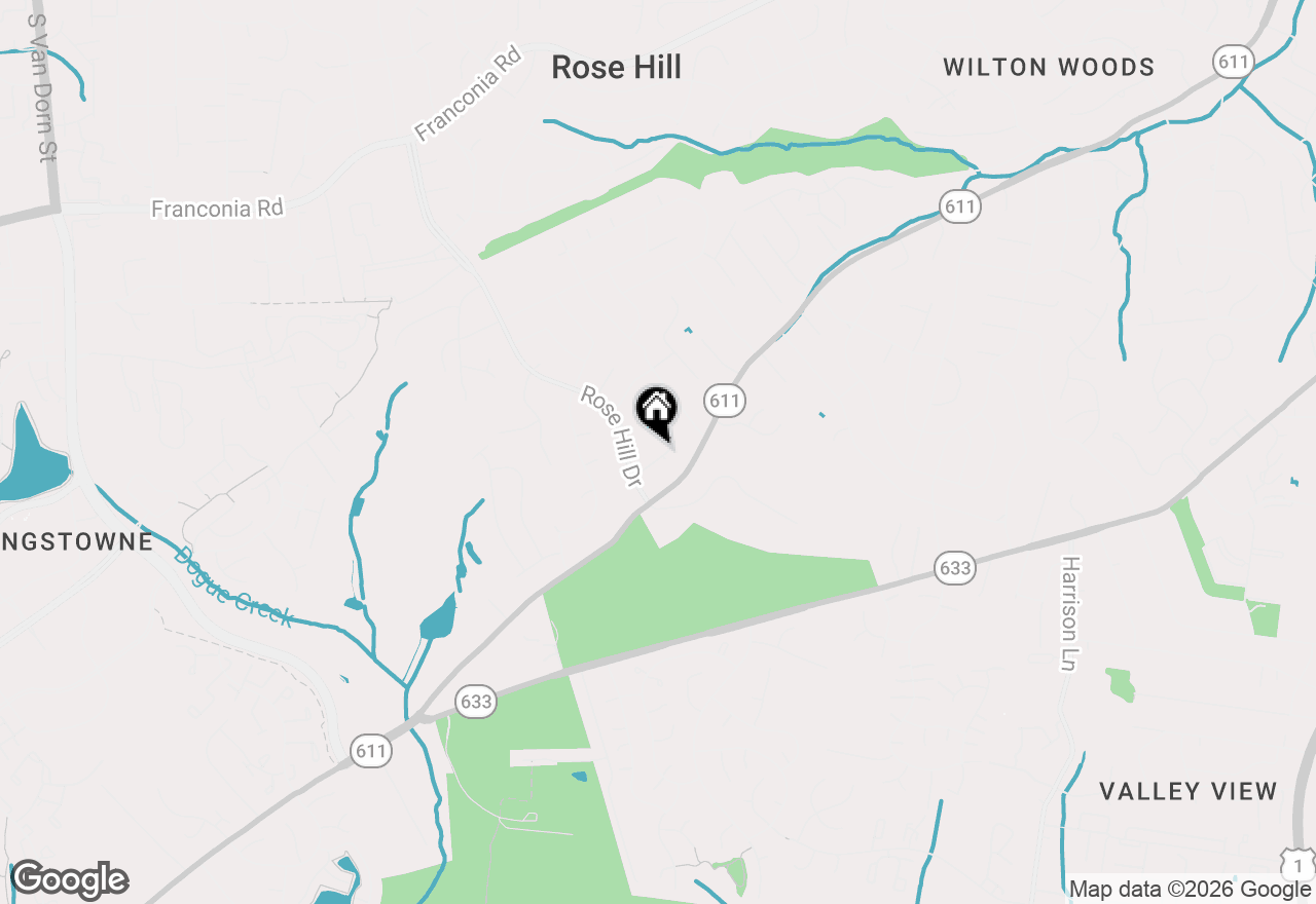 Map of 4512 Lark Lane, Alexandria, VA 22310