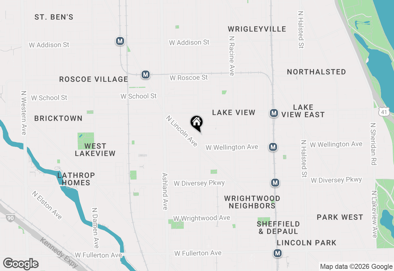 Map of 3042 N Southport Avenue #GARDEN, Chicago, IL 60657