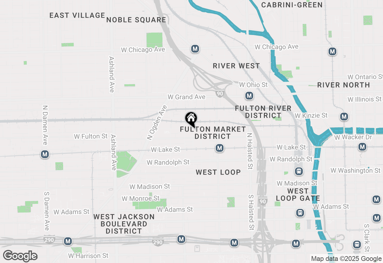 Map of 312 N May Street #4J, Chicago, IL 60607