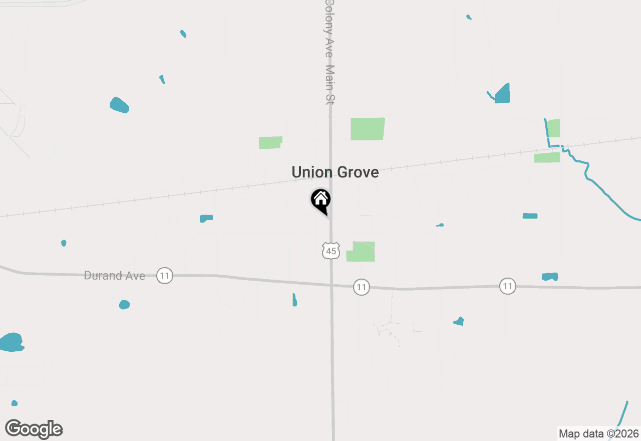 Map of 1207 Vine St #1209, Union Grove, WI 53182