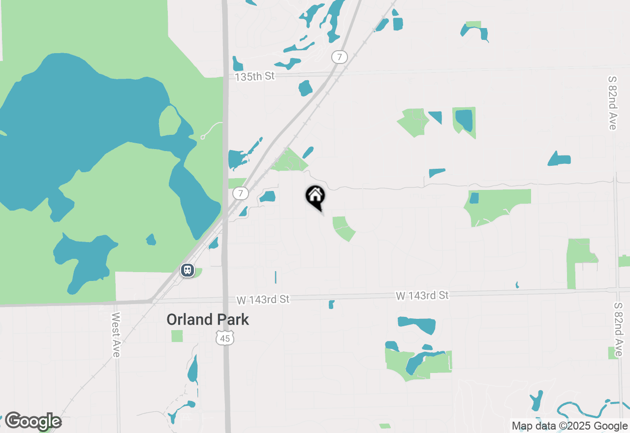 Map of 14006 William Drive, Orland Park, IL 60462