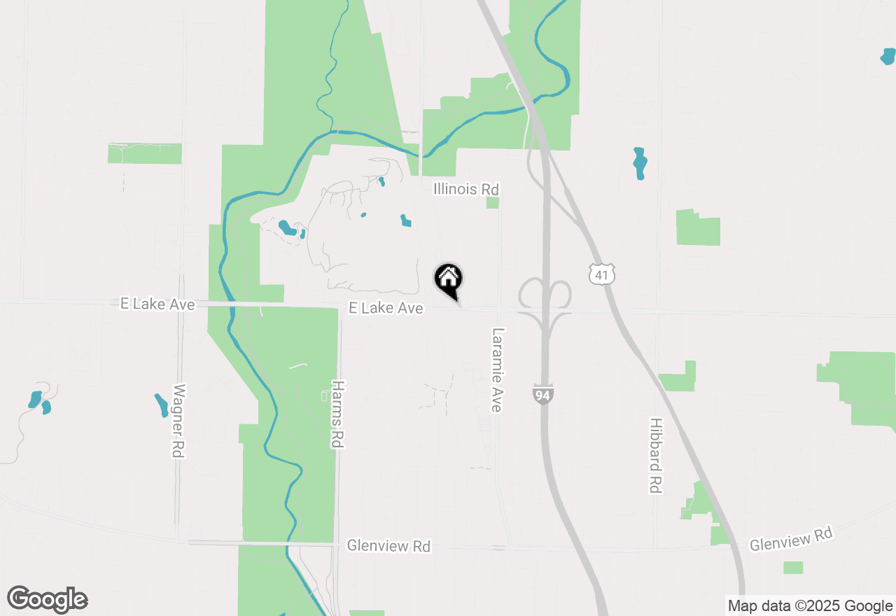 Map of 3736 Lake Avenue, Wilmette, IL 60091