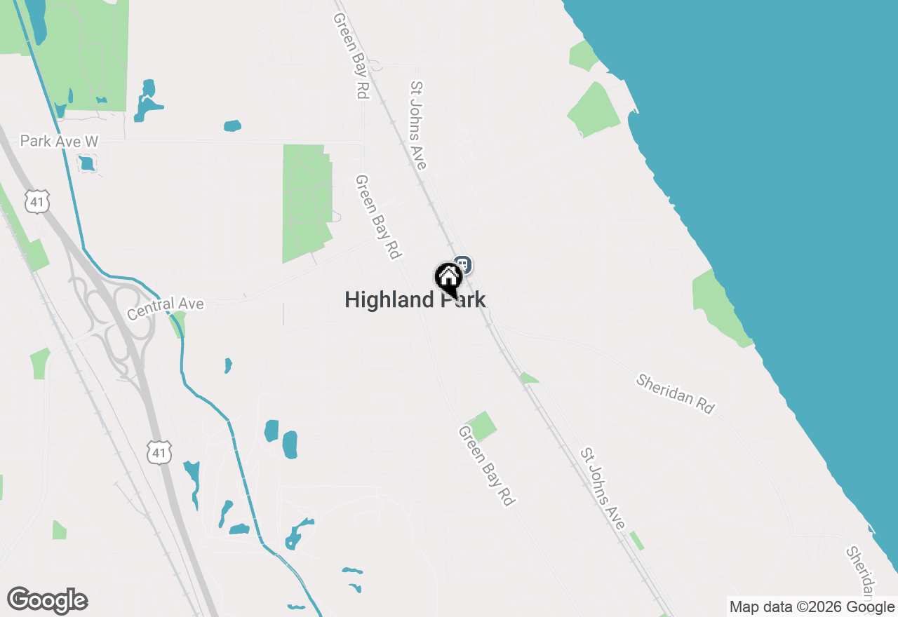 Map of 660 La Salle Place, Highland Park, IL 60035