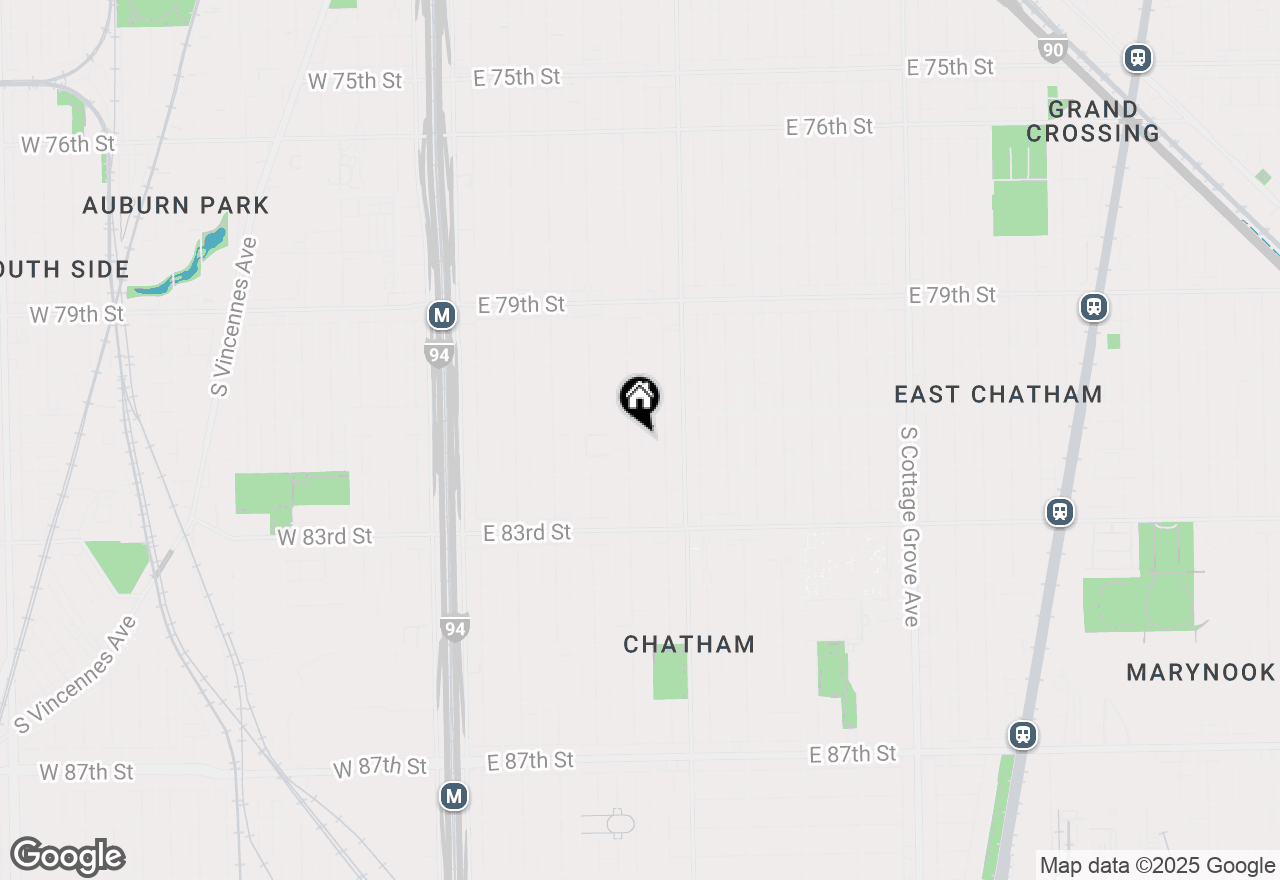 Map of 8124 S Calumet Avenue, Chicago, IL 60619