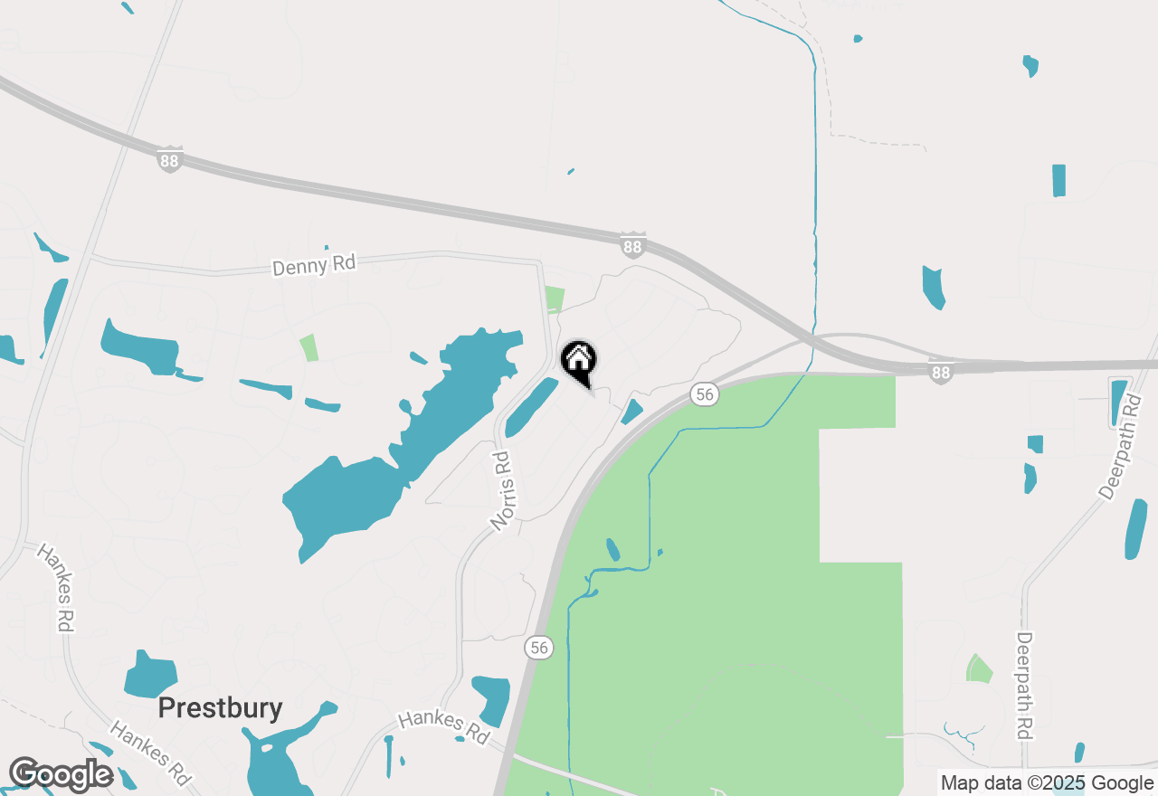 Map of 1250 Hall Street, Sugar Grove, IL 60554