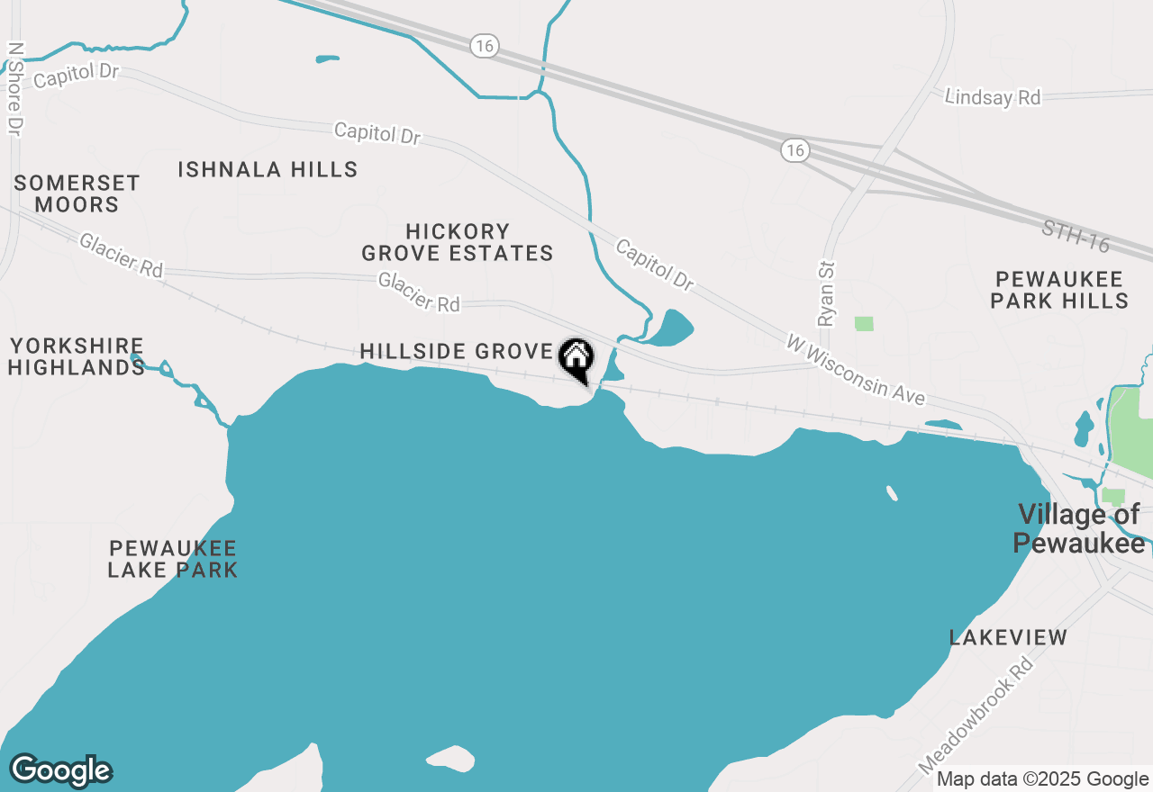 Map of N38W27099 Parkside Rd, Pewaukee, WI 53072