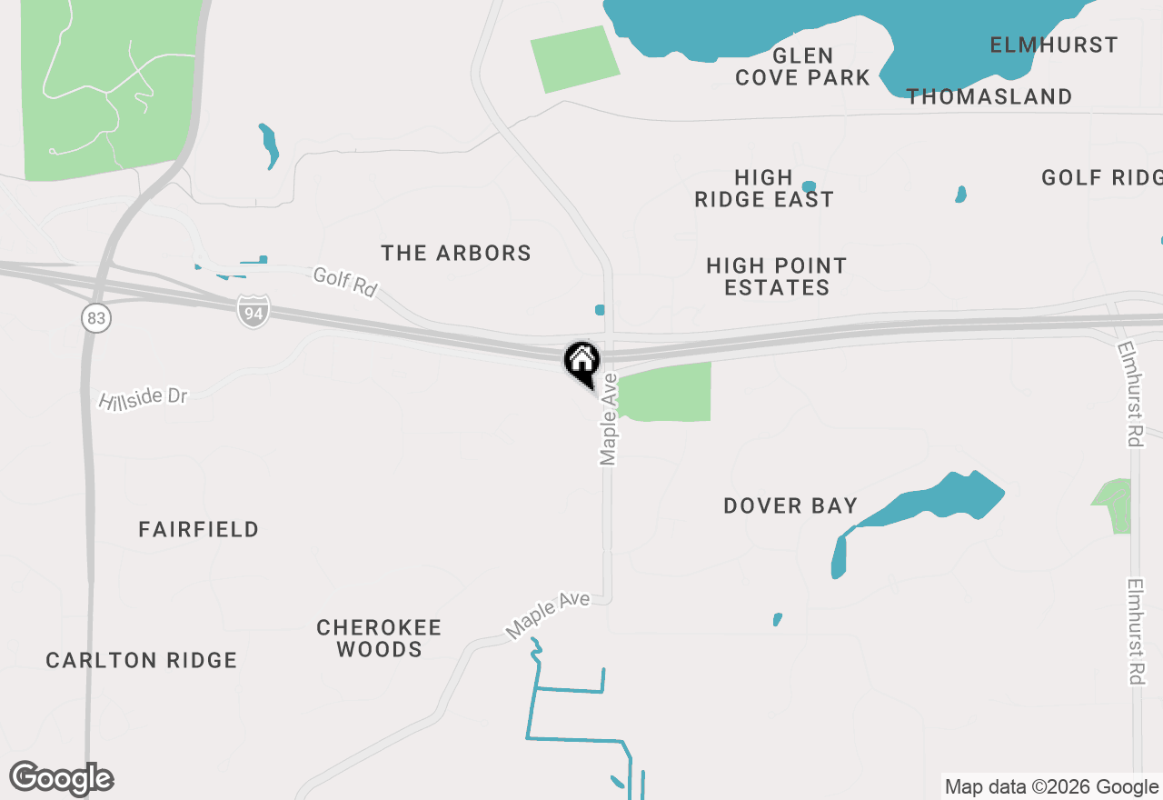 Map of 515 Maple Ave, Delafield, WI 53018