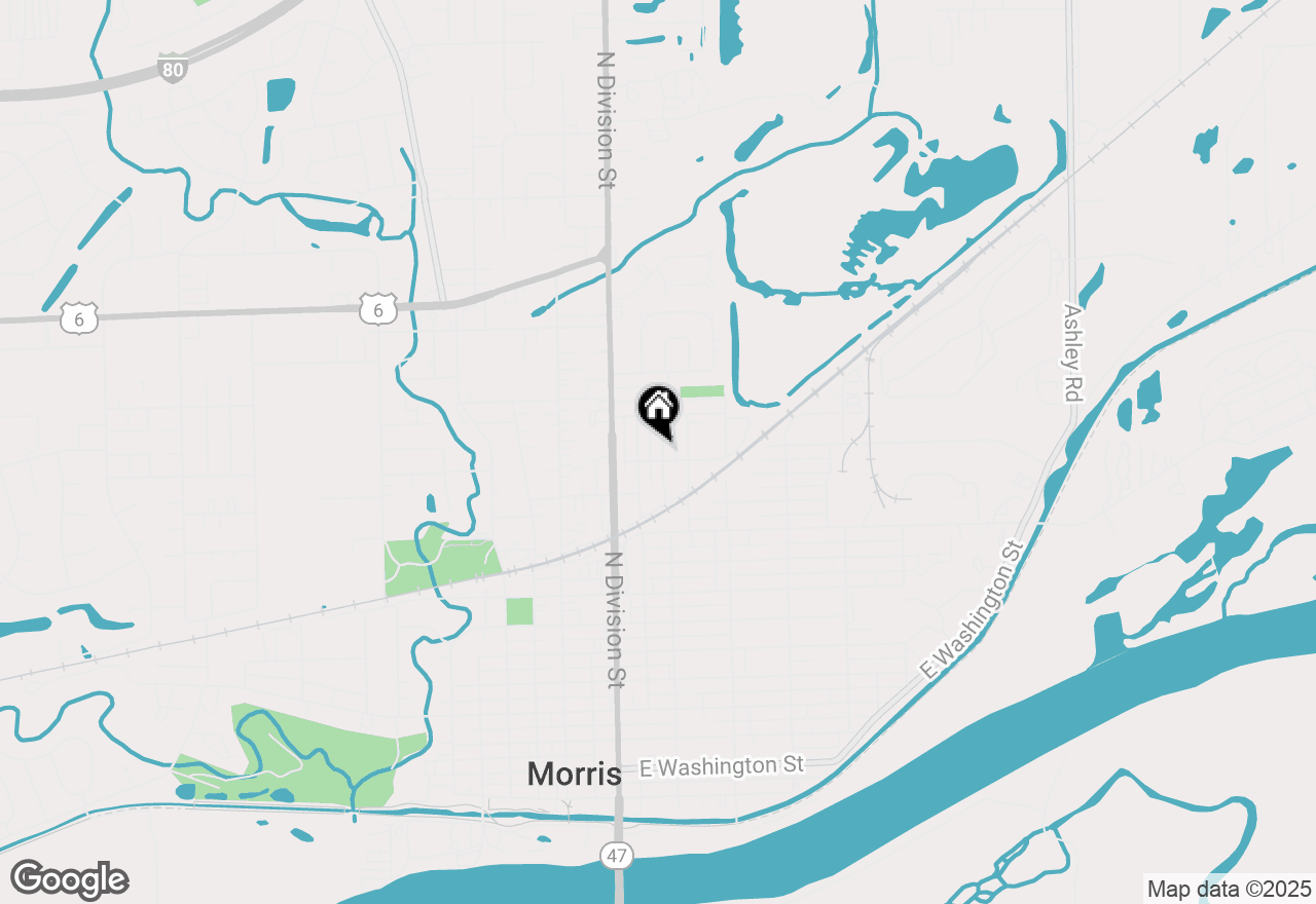 Map of 1208 Butler Street, Morris, IL 60450