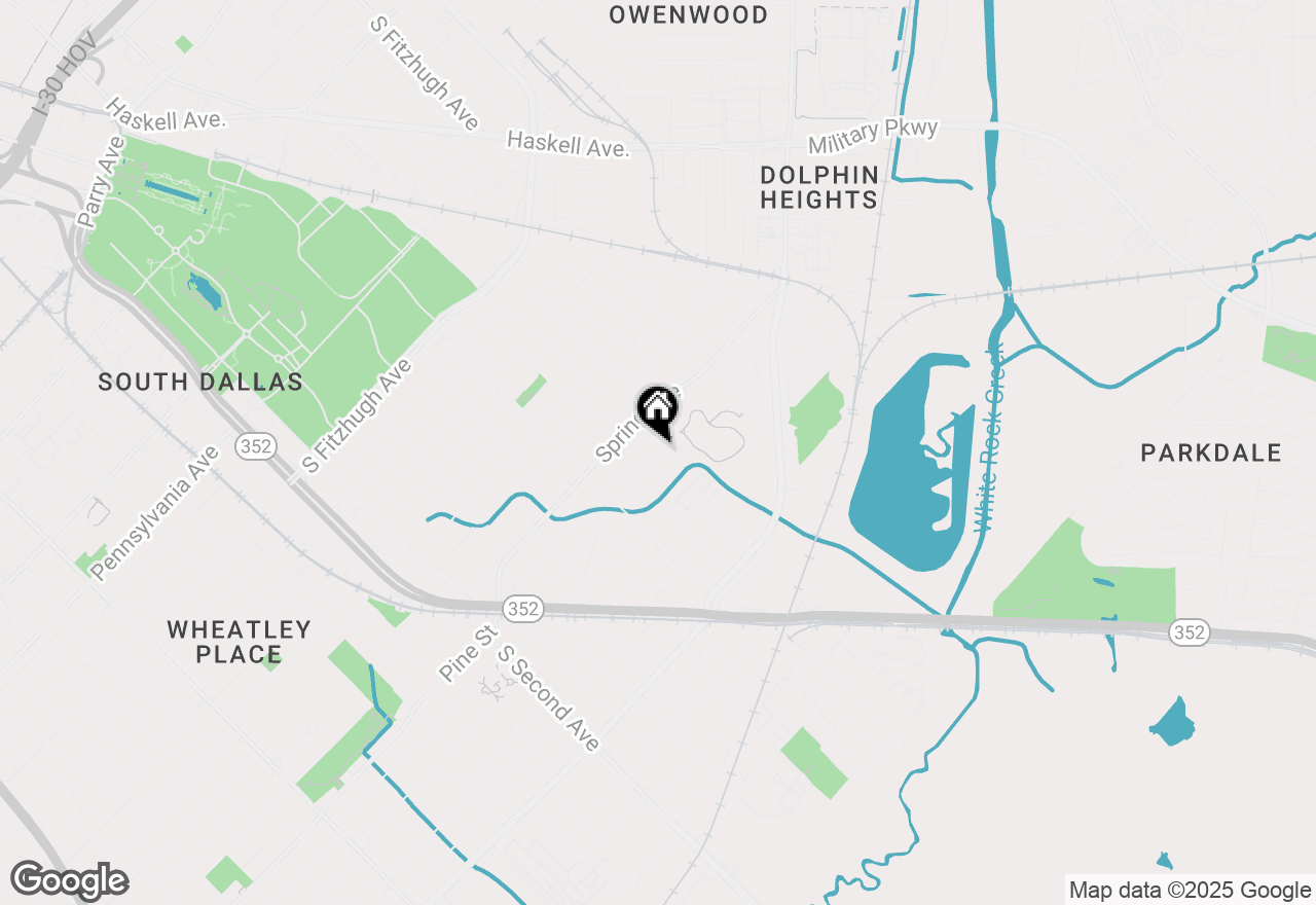 Map of 4331 Copeland Street, Dallas, TX 75210