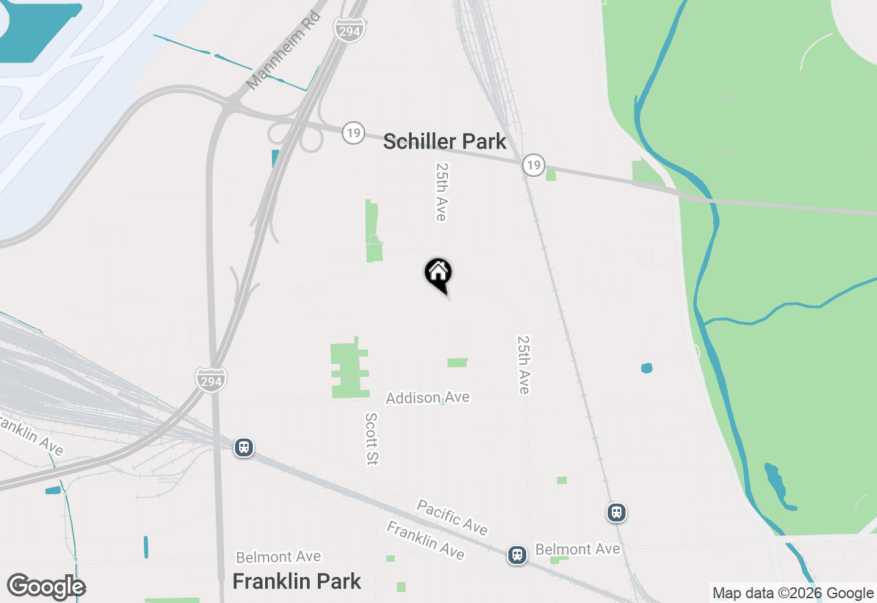 Map of 3820 Ruby Street #3N, Schiller Park, IL 60176