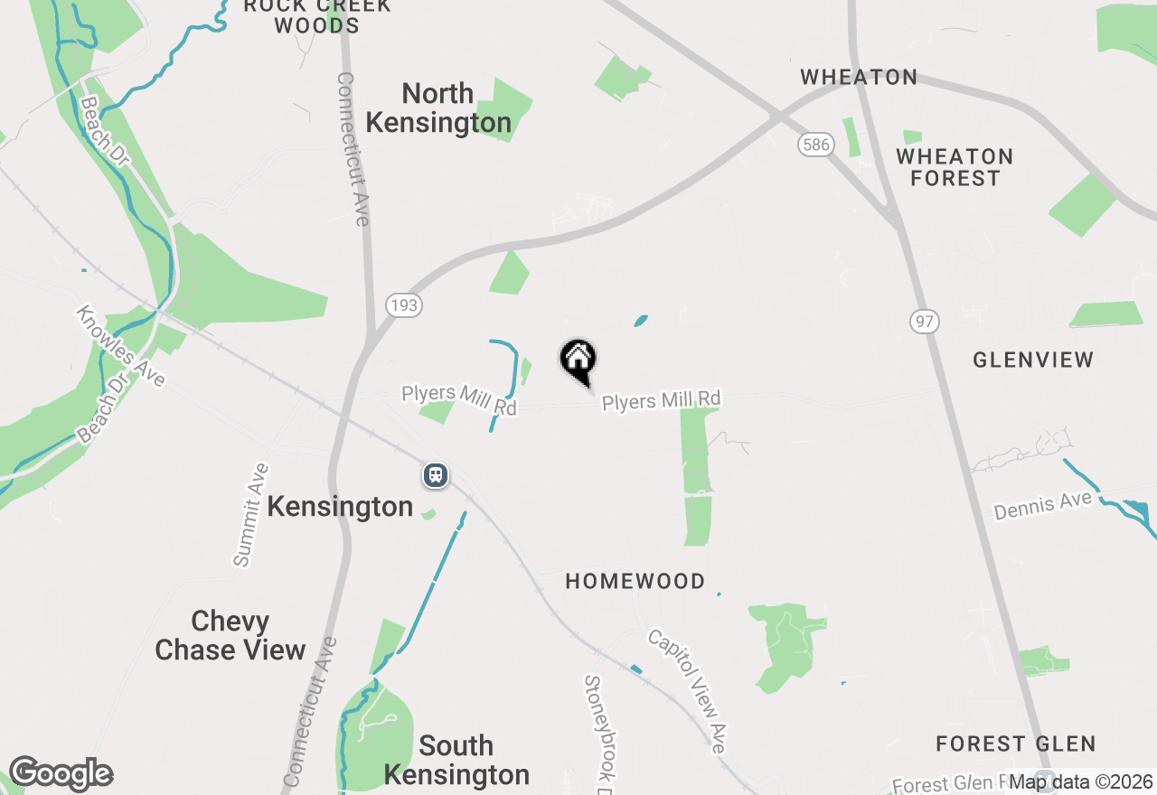 Map of 3117 Plyers Mill Road, Kensington, MD 20895